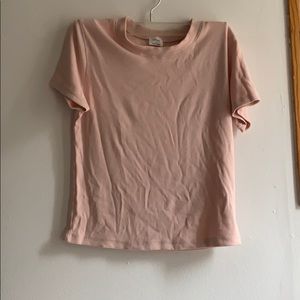 Aritzia Wilfred free t shirt in pink